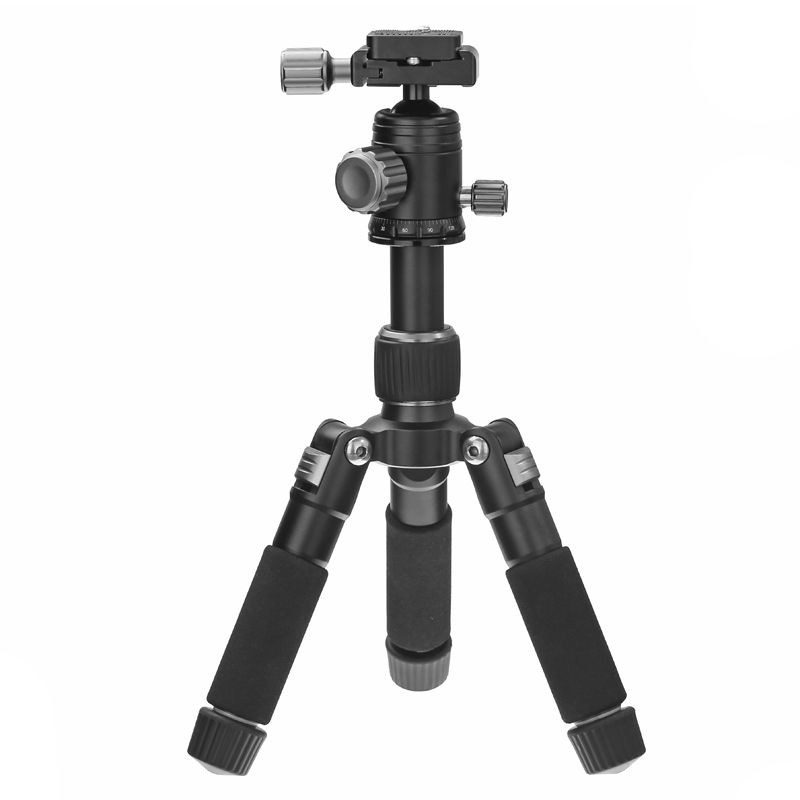 Foldable-Portable-Mini-Tripod-with-Tripod-Head-Ballhead-Level-Bubble-1634382