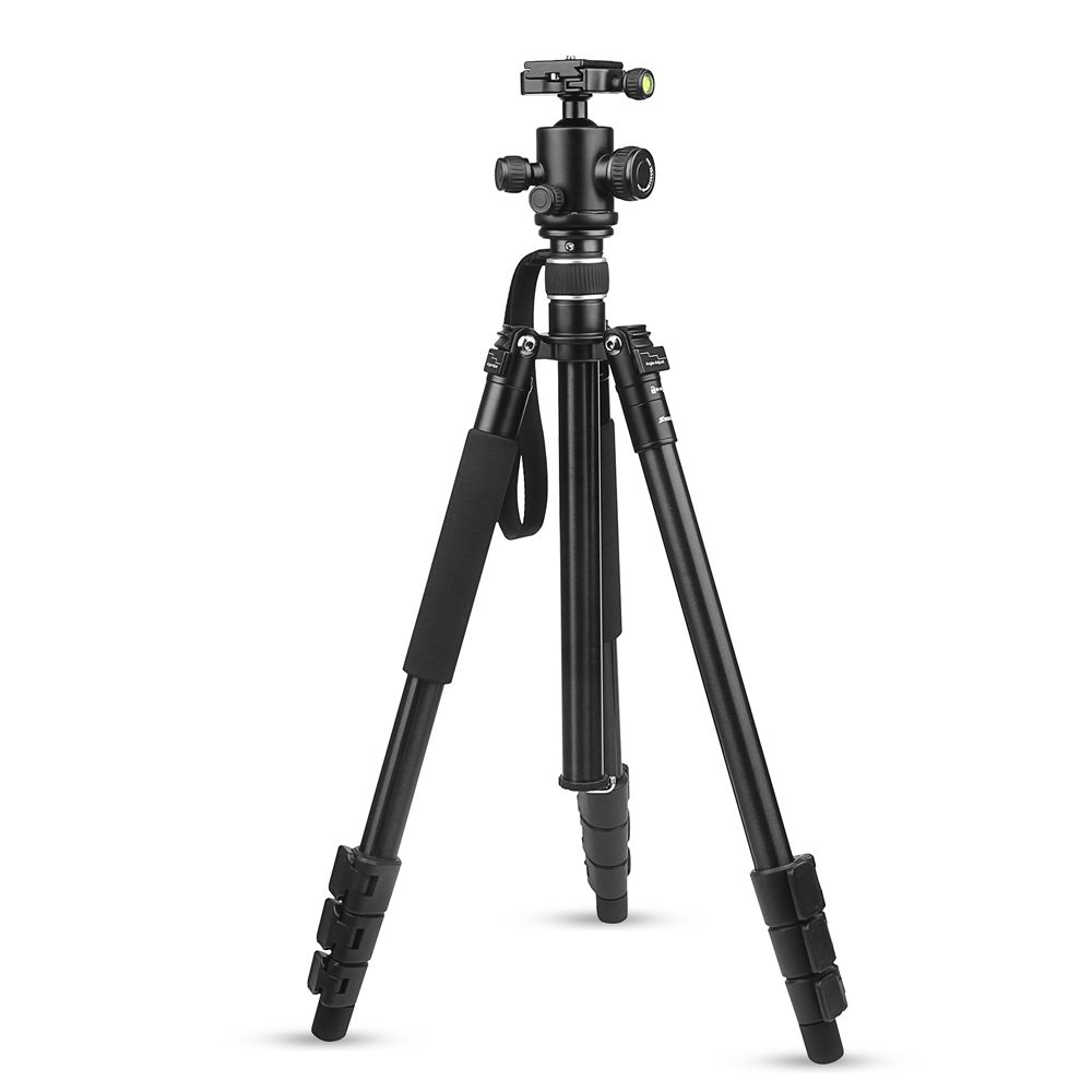 SHOOT-XTGP439-Aluminum-Alloy-4-Sections-Camera-Tripod-for-DSLR-Stand-With-Ball-Head-8kg-Max-Load-1280847