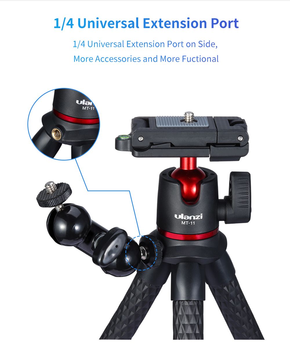 Ulanzi-MT-11-Octopus-Flexible-12KG-Payload-Black-Tripod-with-2-in-1-Phone-Clip-for-DSLR-Camera-Smart-1656111