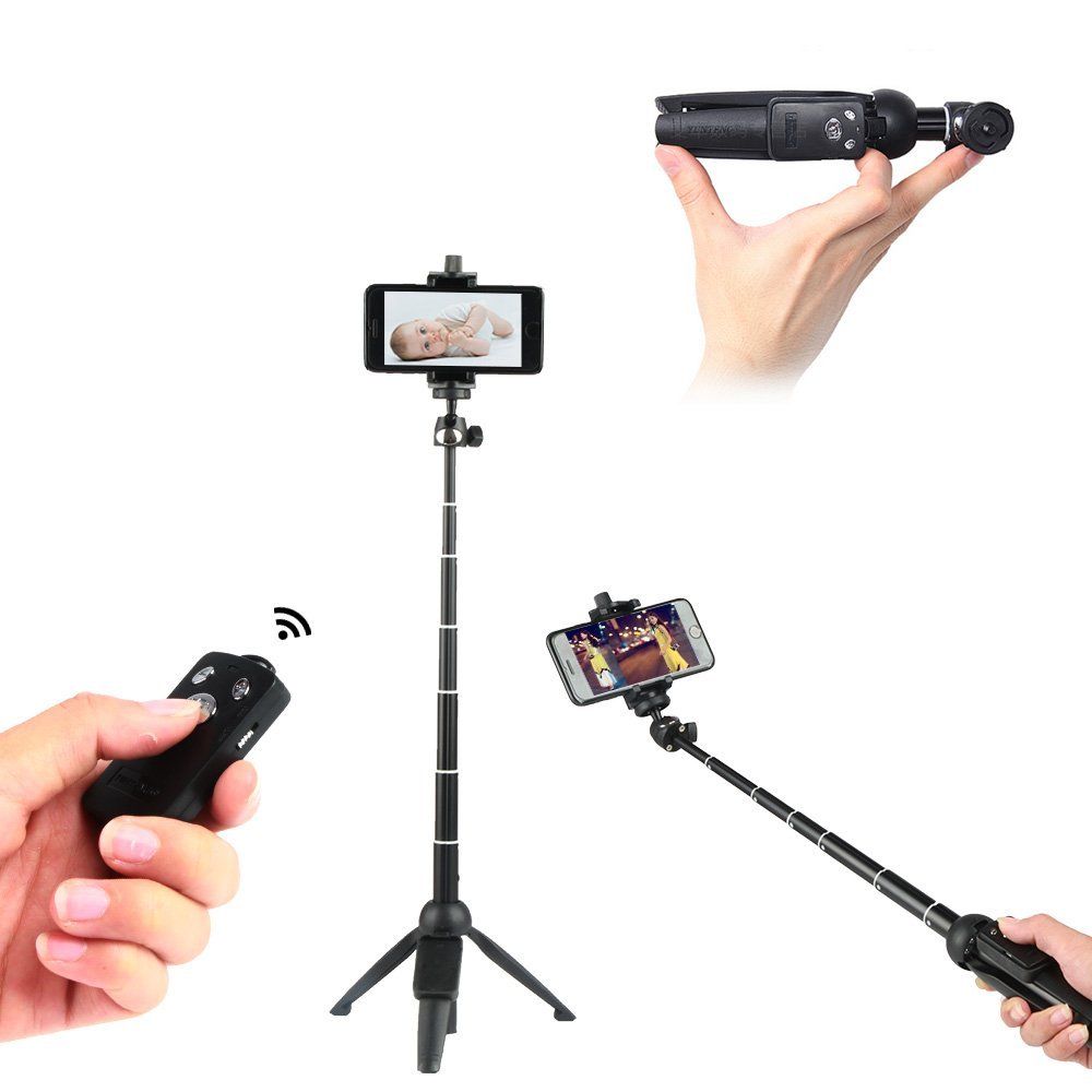 YunTeng-9928-Wireless-Selfie-Stick-with-bluetooth-Remote-Tripod-Extendable-Monopod-1305490