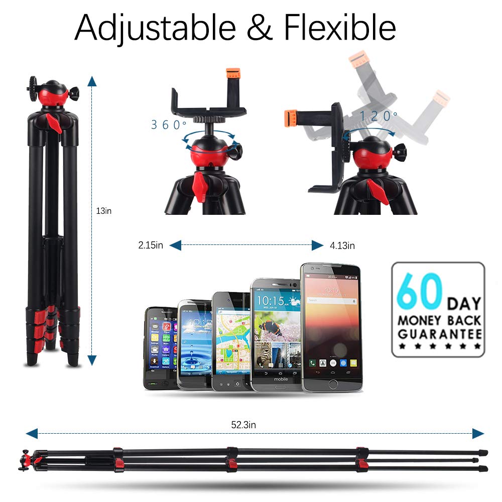 ZOMEI-T60-Mobile-Phone-Holder-With-Bluetooth-Remote-Control-Camera-Tripod-For-IPhoneGalaxyHuaweiXiao-1764605