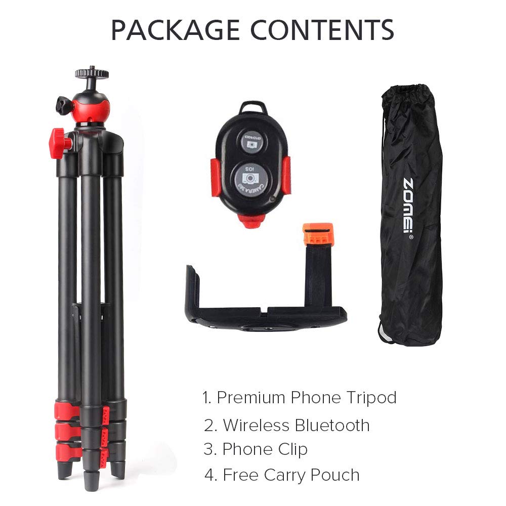 ZOMEI-T60-Mobile-Phone-Holder-With-Bluetooth-Remote-Control-Camera-Tripod-For-IPhoneGalaxyHuaweiXiao-1764605