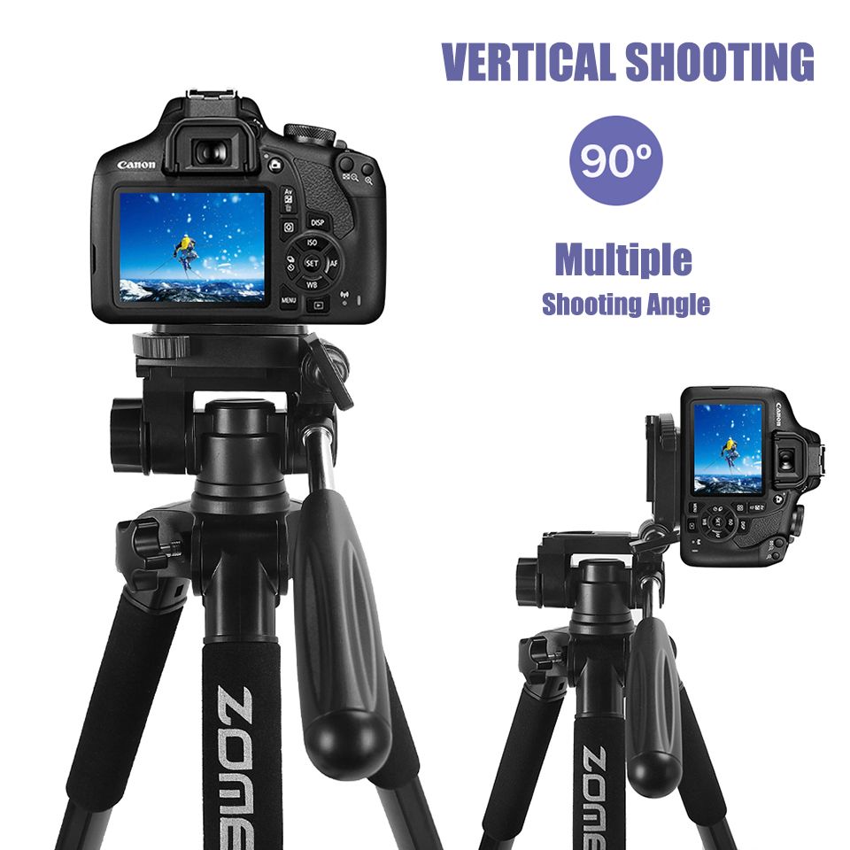 ZOMEI-Tripod-Q222-Monopod-Camera-Stand-Multi-function-Flexible-Professional-Tripod-for-Travel-Smartp-1764618