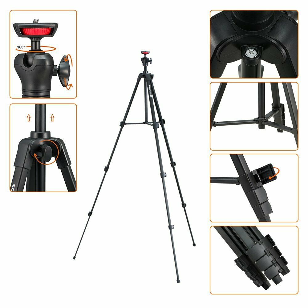 ZOMEi-T50-Phone-Compact-Video-54-inch-Aluminum-Travel-Selfie-Tripod-For-Cellphone-1764611