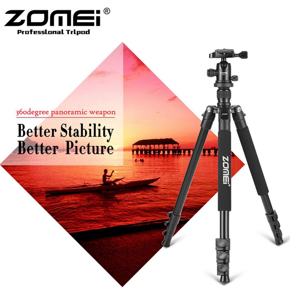 Zomei-Q555-Professional-Tripod-Aluminum-Flexible-Portable-Camera-Tripod-Stand-Tripe-with-Ball-Head-f-1410262