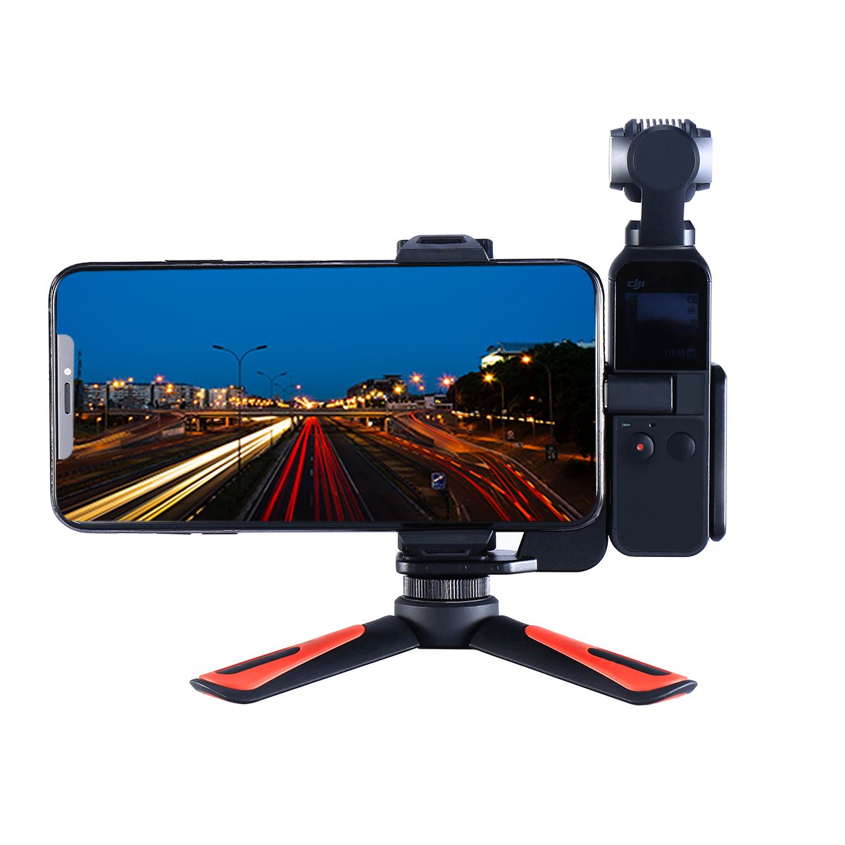 Ulanzi-Mini-Smartphone-Tripod-Portable-Phone-Mount-Clip-Holder-Bracket-Desktop-Tripod-For-DJI-OSMO-P-1598137