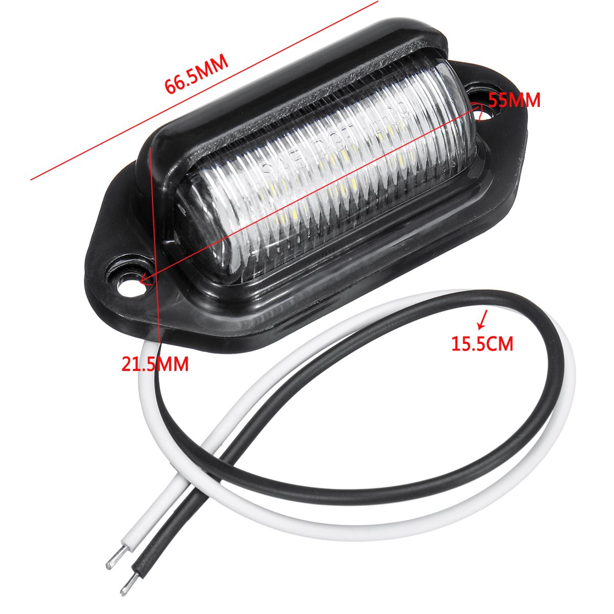 12V-6-LED-Rear-Number-Plate-License-Light-Van-Trailer-Truck-Lorry-Bus-1041422