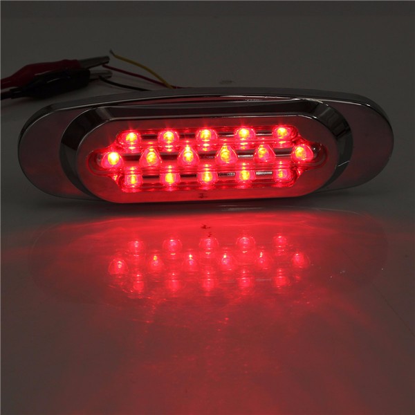 16LED-Side-Marker-Indicator-Light-For-Bus-Truck-Lorry-Trailer-Red-White-Yellow-DC12V-1013942