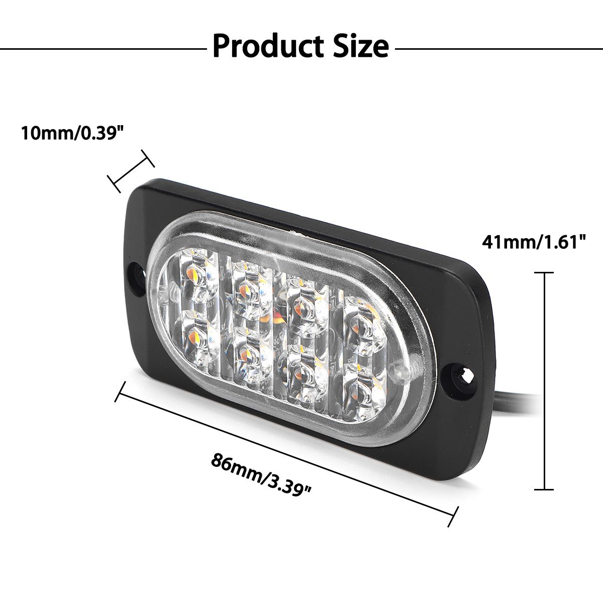 18-Flash-Modes-LED-Side-Marker-Lights-IP67-Waterproof-1PCS-for-Trailer-Truck-Caravans-Utes-Boat-1555228