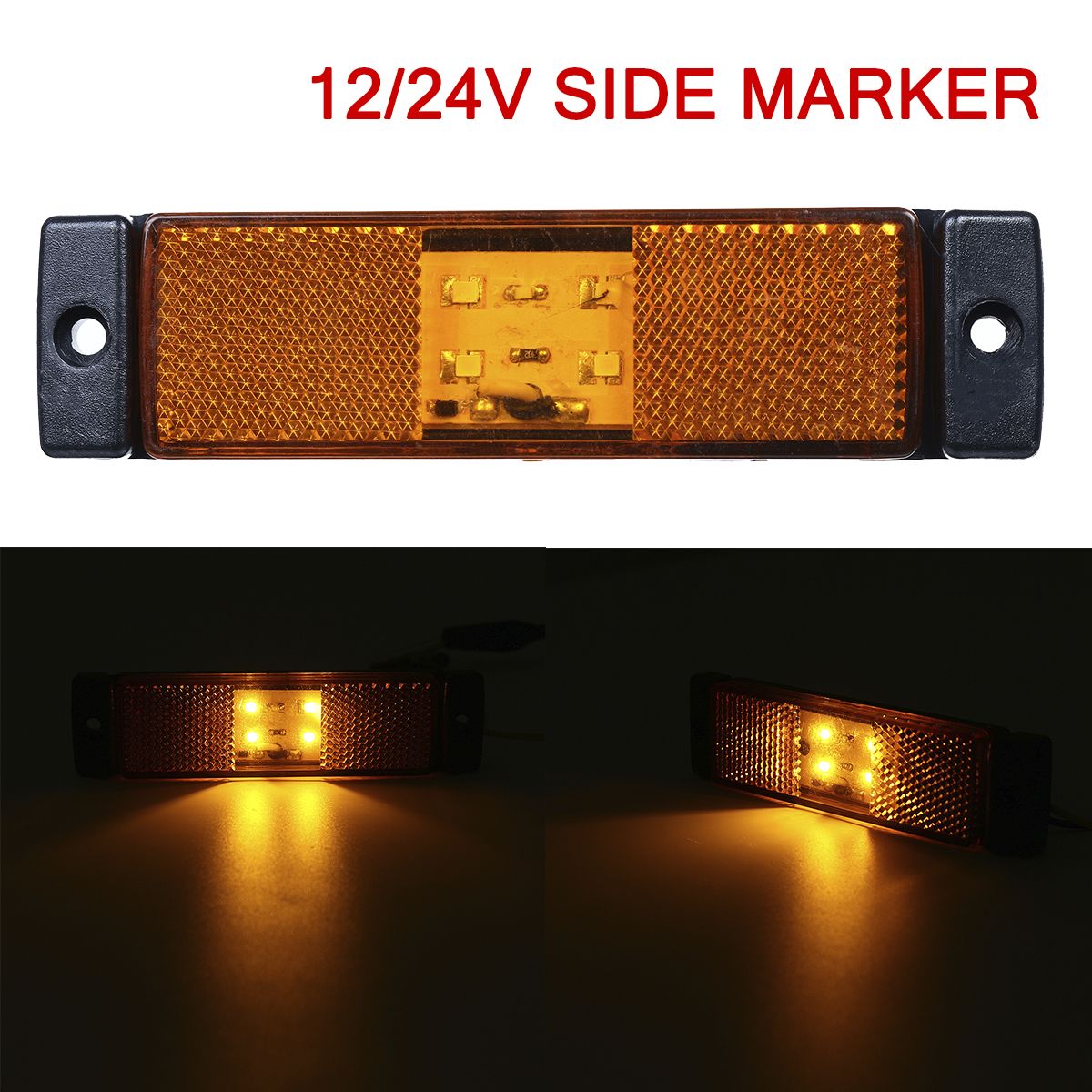 1PC-1224V-LED-Side-Marker-Position-Light-For-DAF-XF105-Truck-Lorry-1742180