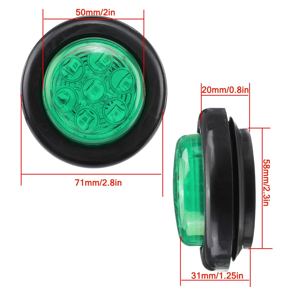 24V-LED-Mini-Small-Round-Side-Marker-Light-Truck-Trailer-RV-Car-Bullet-Lamp-1631271