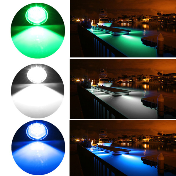 27W-1800LM-DC-11-28V-Titanium-Under-Water-LED-Light-for-Yacht-Boat-Car-Motorcycle-994683