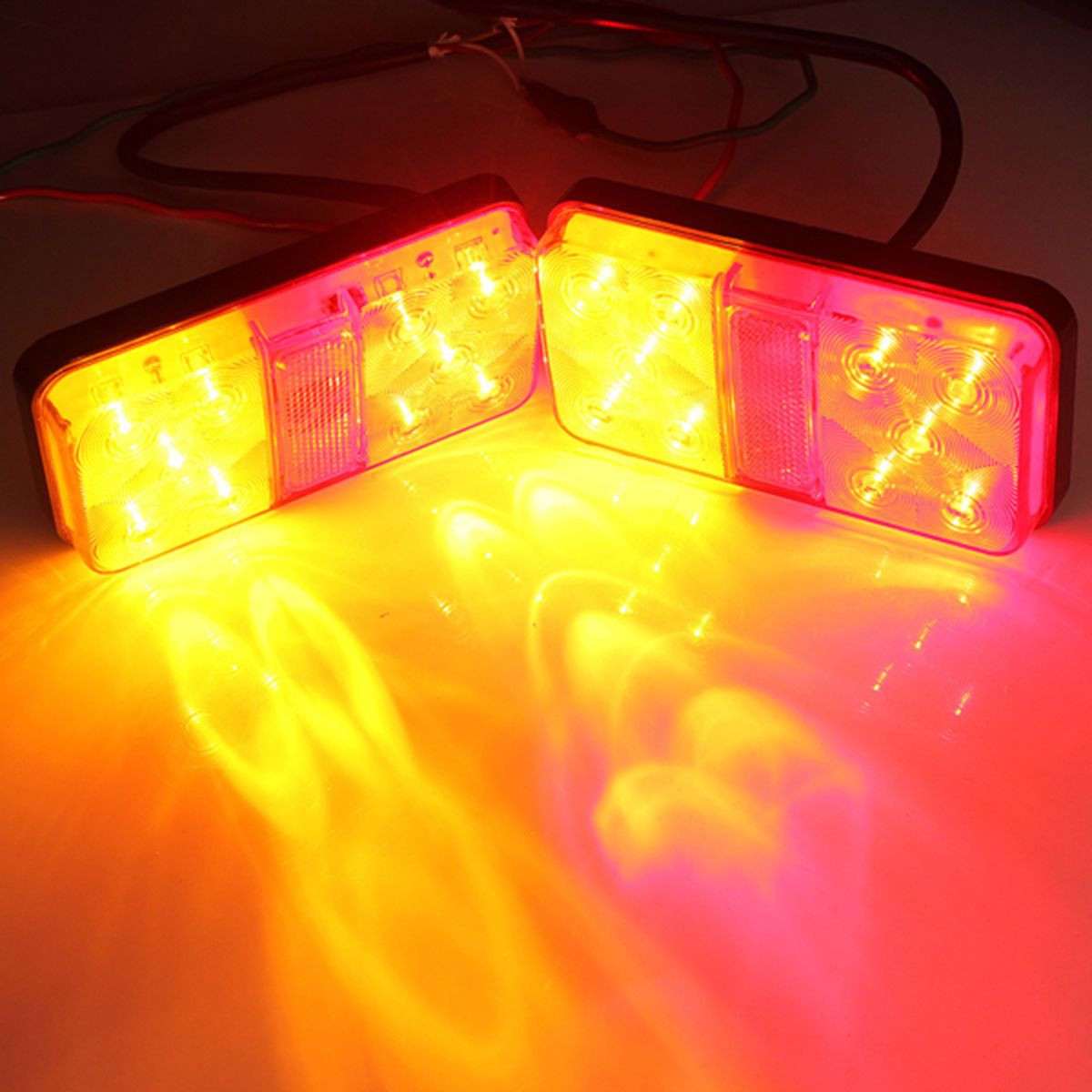 2PCS-12V-10LED-Truck-Car-Rear-Tail-Light-Stop-Indicator-Lamp-Taillight-956753