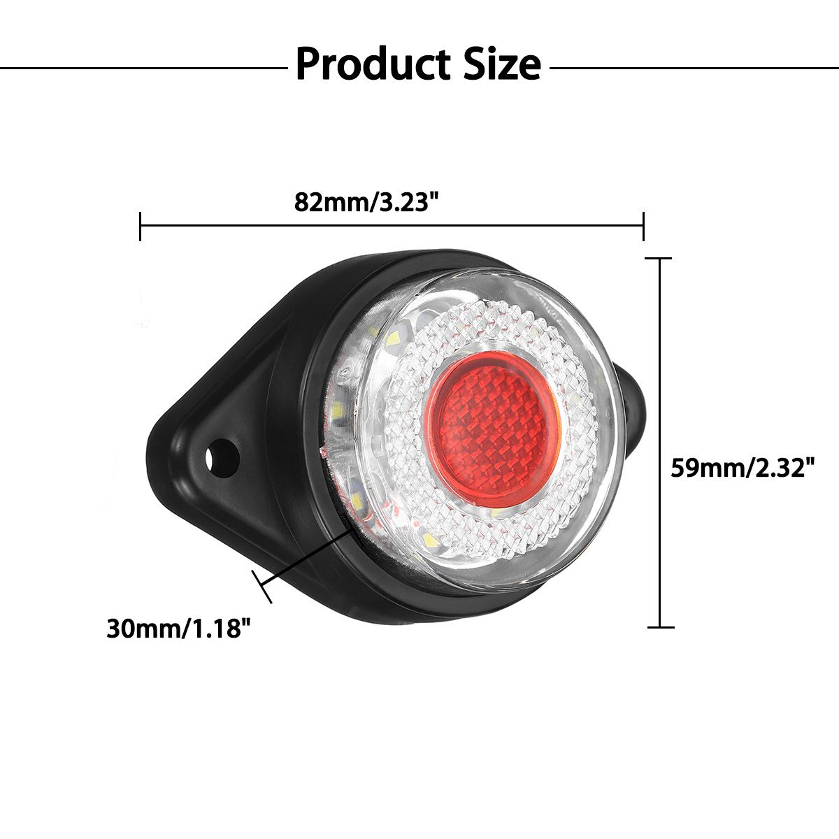 2PCS-24V-8LED-2-Color-Trailer-Side-Marker-Lights-Truck-Caravan-Stop-Indicator-Lamp-1742176