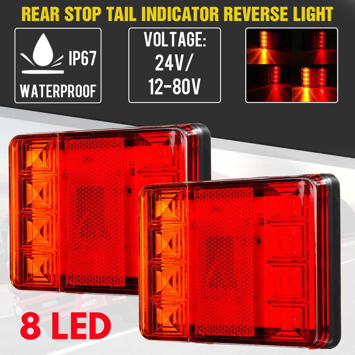 2Pcs-LED-Rear-Tail-Stop-Light-REDAmber-24V12-80V-Waterproof-IP65-for-Trailer-Truck-ATV-1659864