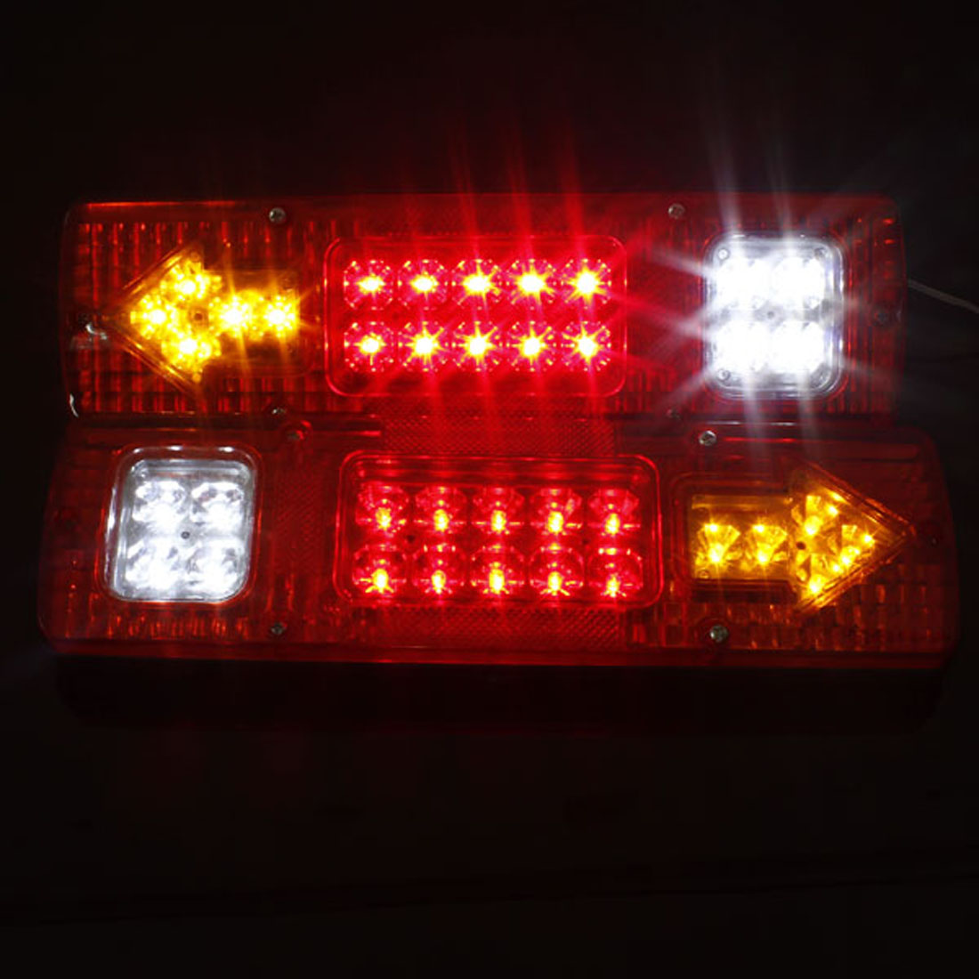 2X-12V-19-LED-Car-Truck-Rear-Light-Indicator-Lamp-Yellow-922296