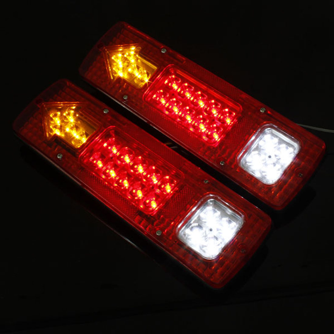 2X-12V-19-LED-Car-Truck-Rear-Light-Indicator-Lamp-Yellow-922296