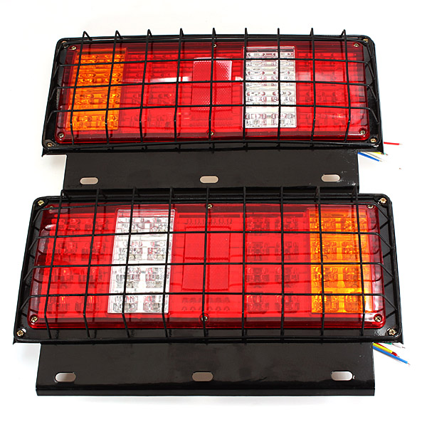 2x-12v-LED-Stop-Tail-Lamps-Lights-for-Trailer-Car-Truck-Van-Ute-85320