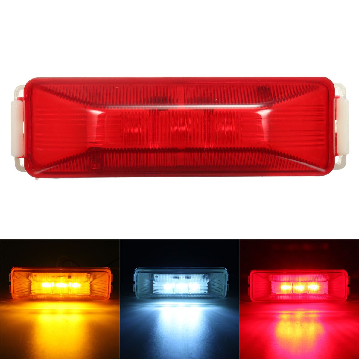 3-LED-12V-Truck-Trailer-Lorry-Side-Marker-Light-Lamp-Red-Amber-White-1058023