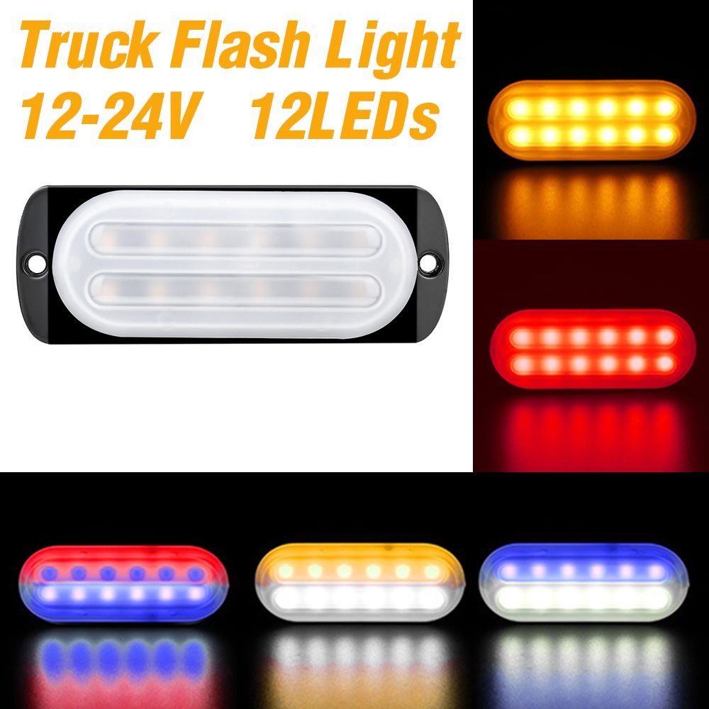 36W-12-24V-12LEDs-Car-Truck-Warning-Caution-Emergency-Construction-Waterproof-1763112