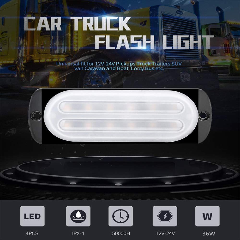 36W-12-24V-12LEDs-Car-Truck-Warning-Caution-Emergency-Construction-Waterproof-1763112