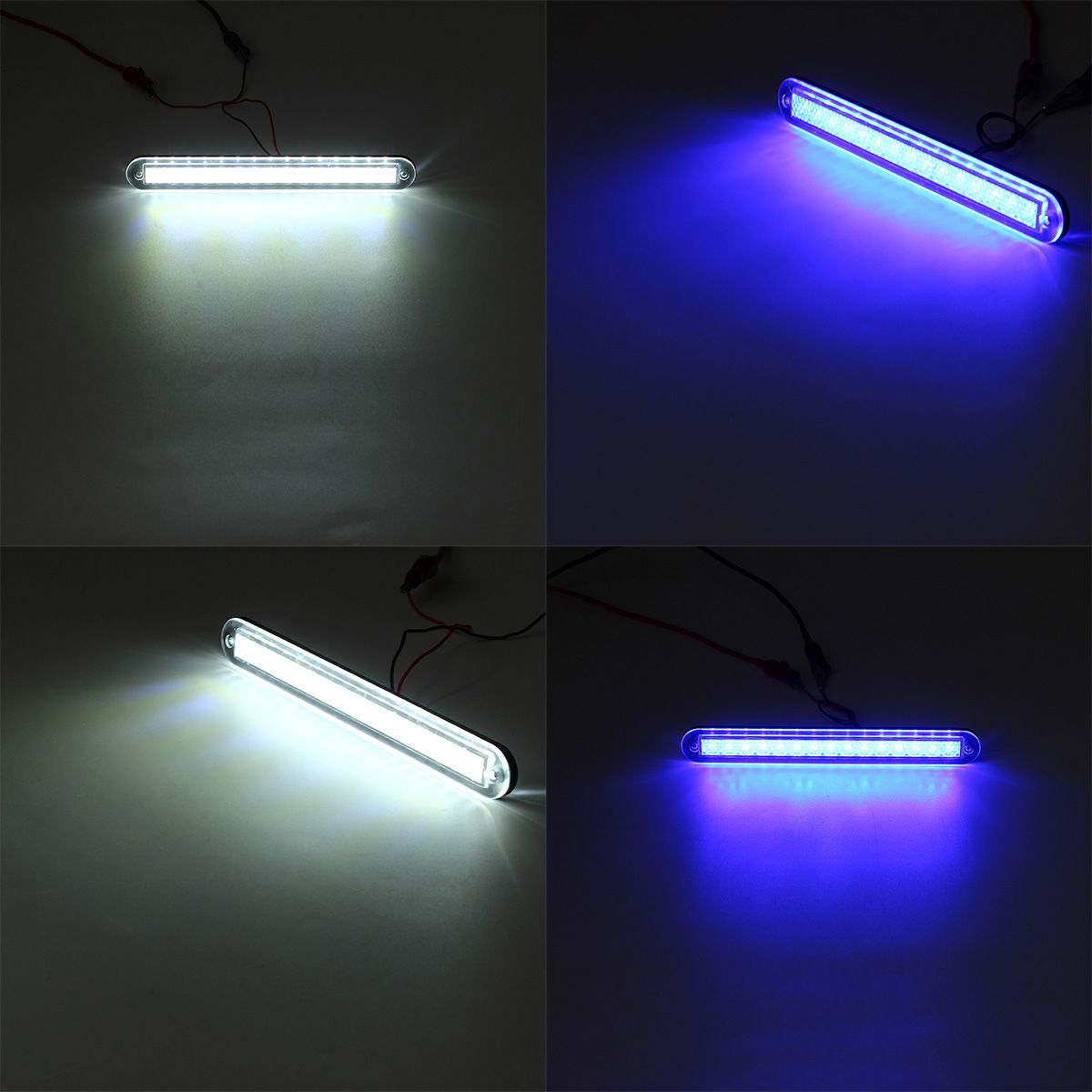 3W-12V-55LM-3200K-WhiteBlue-LED-Corridor-Light-Aisle-Lamp-Waterproof-for-Yacht-Boat-1107329