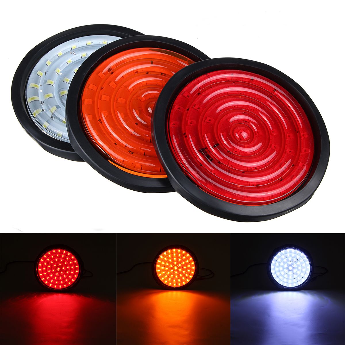 55-Inch-Car-Brake-Stop-Tail-Light-60-LED-Indicator-Round-Trailer-Truck-24V-1607217