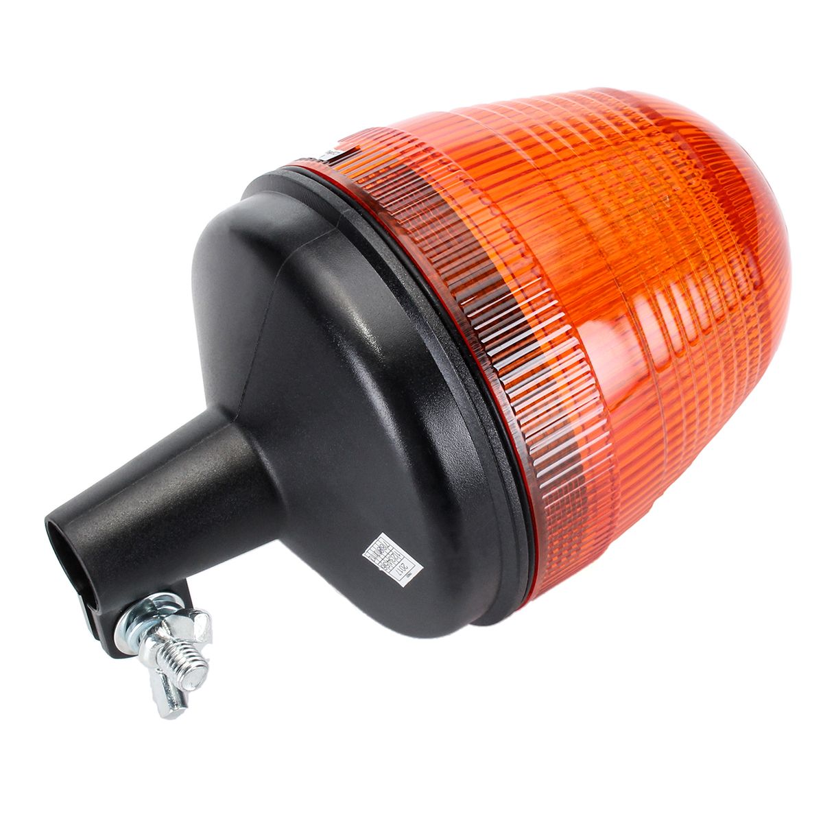 60-LED-Rotating-Flashing-Light-Amber-Beacon-DIN-Pole-Mount-Tractor-Warning-Light-Lamp-1224V-1701182