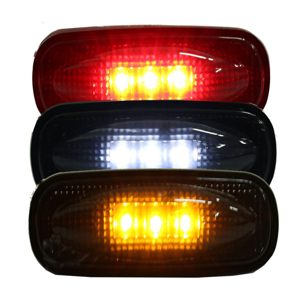 For-Ford-F350-F450-LED-Fender-Bed-Side-Marker-Lights-Lamps-Smoke-Lens-1015697