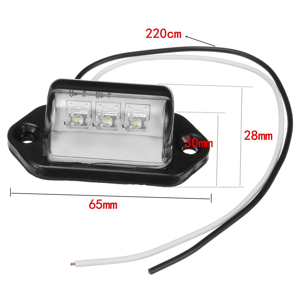 LED-License-Number-Plate-Lights-Lamp-10-30V-White-1PCS-For-Car-Truck-Tail-Trailer-958678