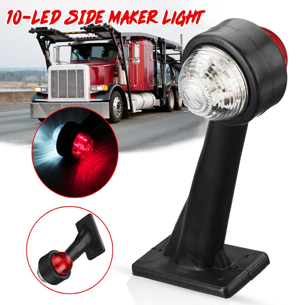 Left-LED-Double-Side-Marker-Clearance-Lights-Turn-Lamp-RedWhite-Color-for-Truck-Trailer-Caravan-1474171