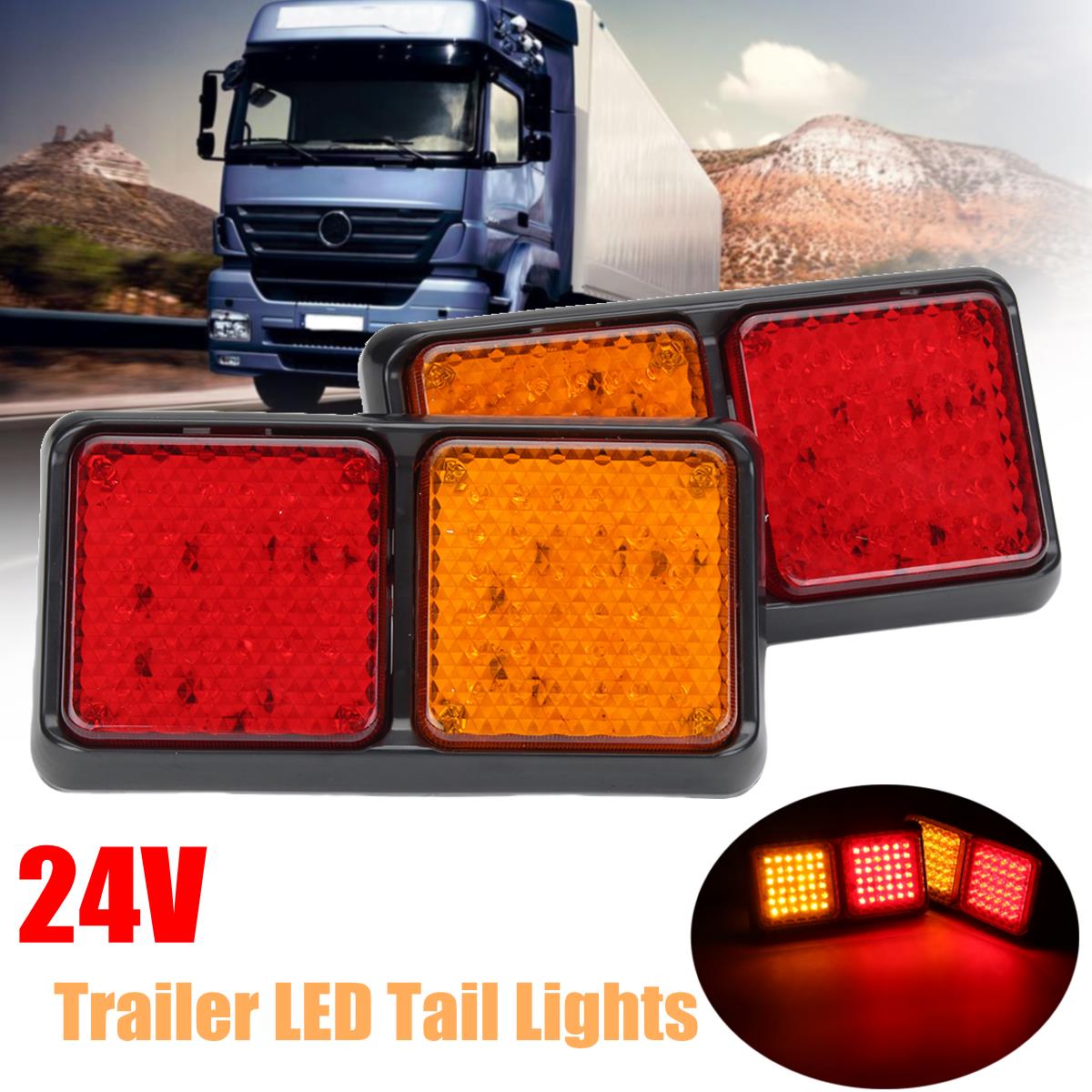 Pair-24V-72LEDs-Tail-Lights-Red-Amber-Brake-Turn-Signal-Lamps-for-Trailer-Truck-Caravan-1269986