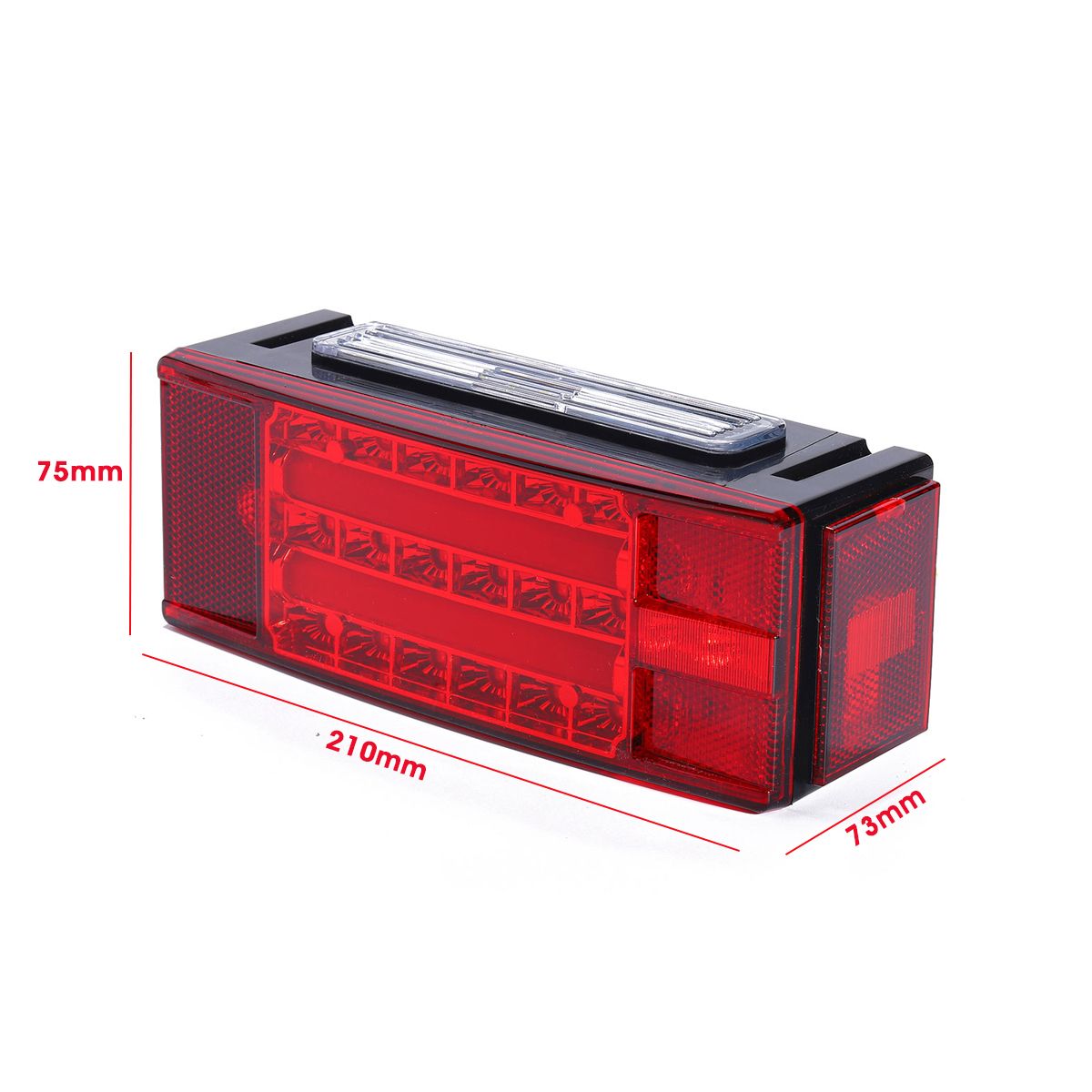 Pair-LED-Rectangle-Stud-Stop-Turn-Tail-Lights-Waterproof-Red-for-Truck-Trailer-Boat-1659899
