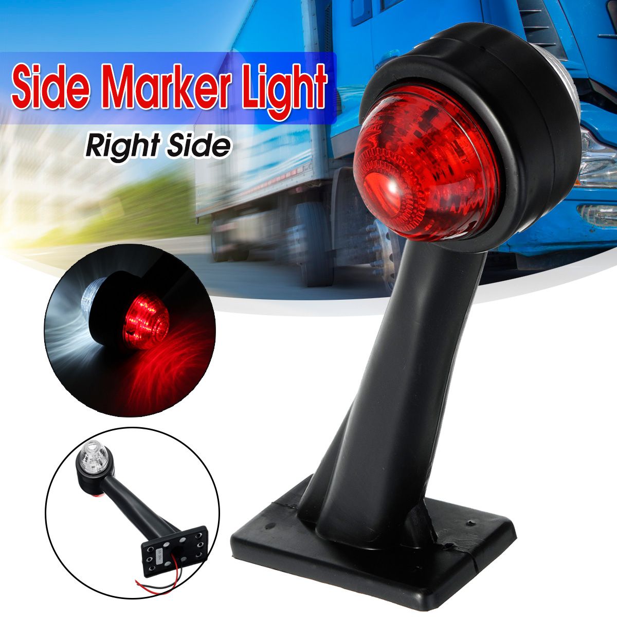 Right-LED-Double-Side-Marker-Clearance-Lights-Turn-Lamp-RedWhite-Color-for-Truck-Trailer-Caravan-1429542