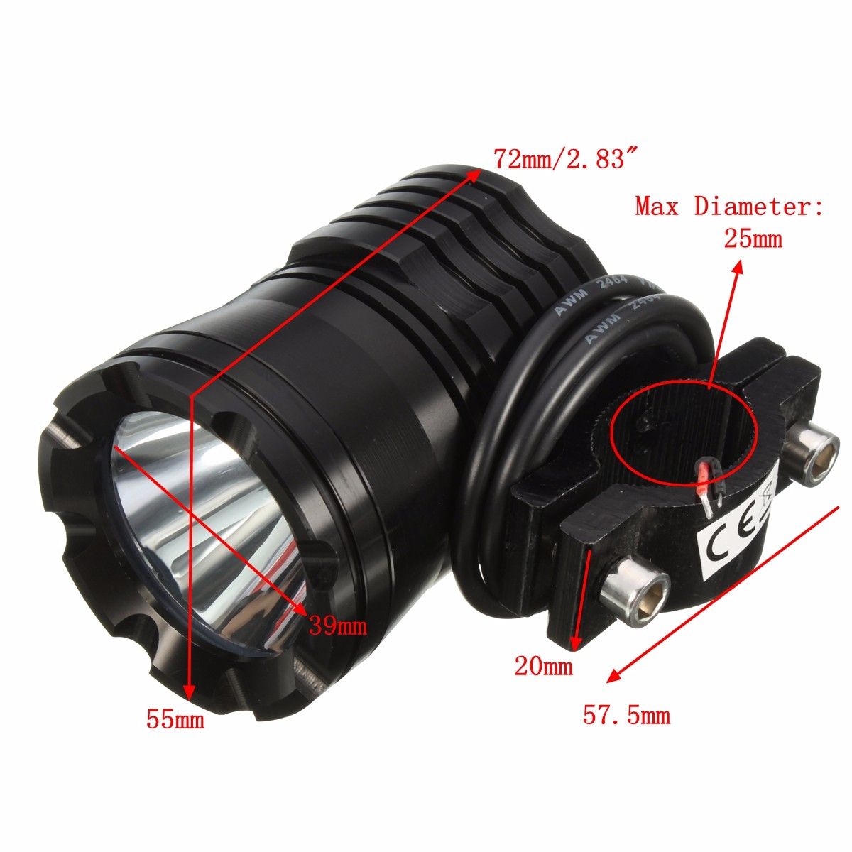 U3-LED-Headlights-Spot-Light-Fog-Lamp-30W-1200LM-for-Off-Road-Car-Motorcycle-SUV-ATV-Boat-1085727