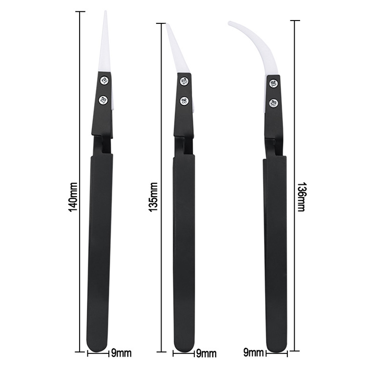 3PCS-Anti-Static-Reverse-Ceramic-Tweezers-Stainless-Steel-Electronic-CIigarette-Heat-Resistant-Condu-1685133