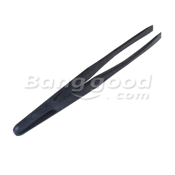 6pcs-Black-Anti-static-Plastic-Tweezers-Heat-Resistant-Repair-Tool-930332