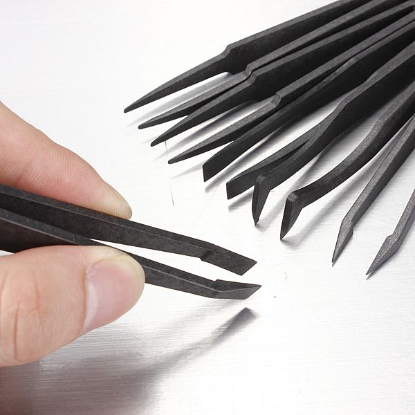 6pcs-Straight-Bend-Anti-static-Tweezer-Heat-Resistant-Repair-Tool-931170