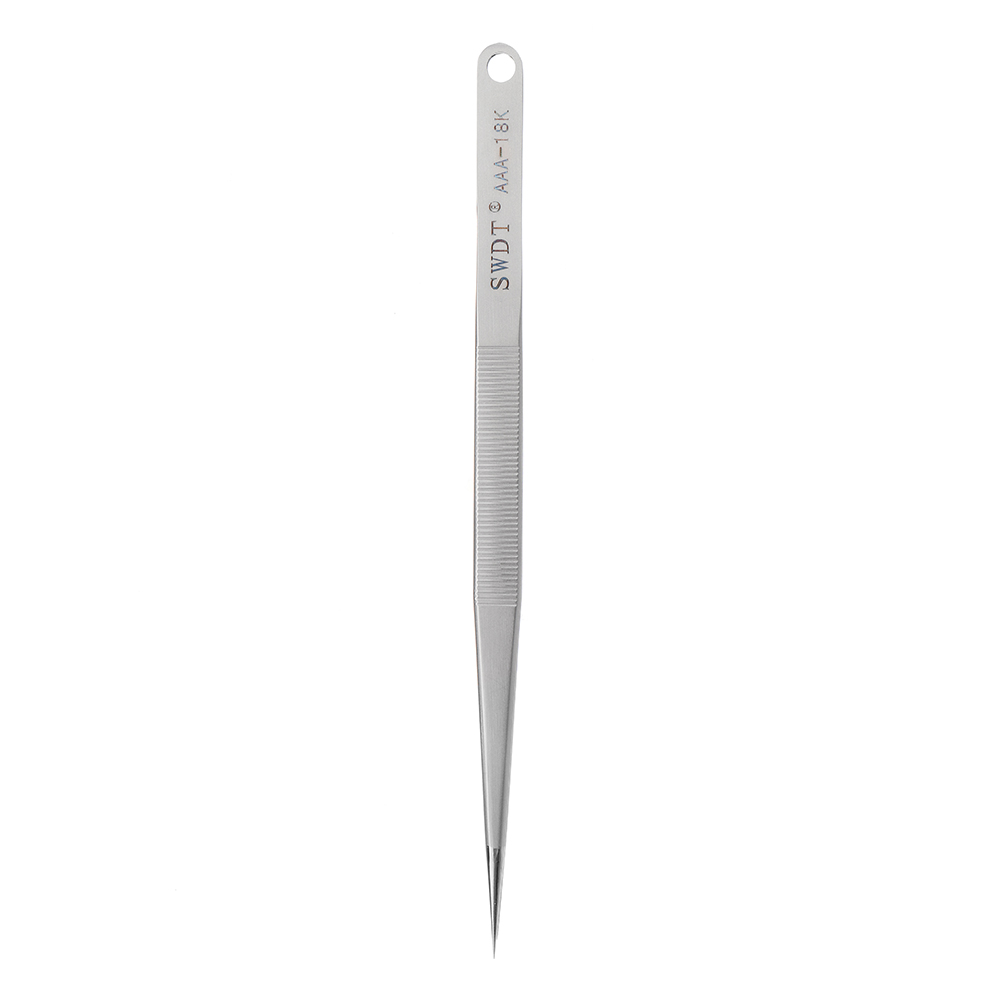 AAA-18K-Precision-Tweezer-Straight-Tip-Tweezer-Electronic-Maintenance-Tools-Stainless-Steel-1349031