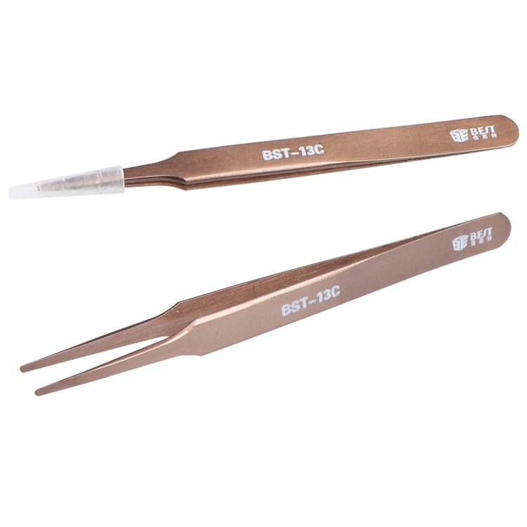 BEST-BST-13C-Anti-magnetic-Anti-acid-Stainless-Steel-Flat-head-Color-Coated-Tweezer-For-Mobile-Phone-1363156