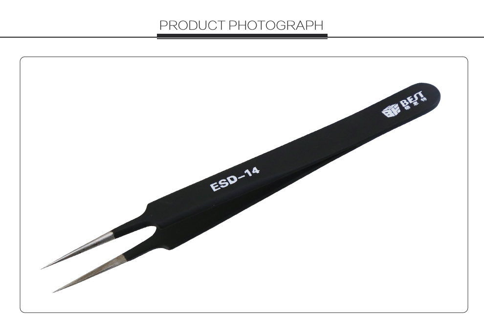 BEST-BST-ESD-14-Precision-Tweezer-Antistatic-Tweezers-Stainless-Tweezers-Model-Pointed-1364529