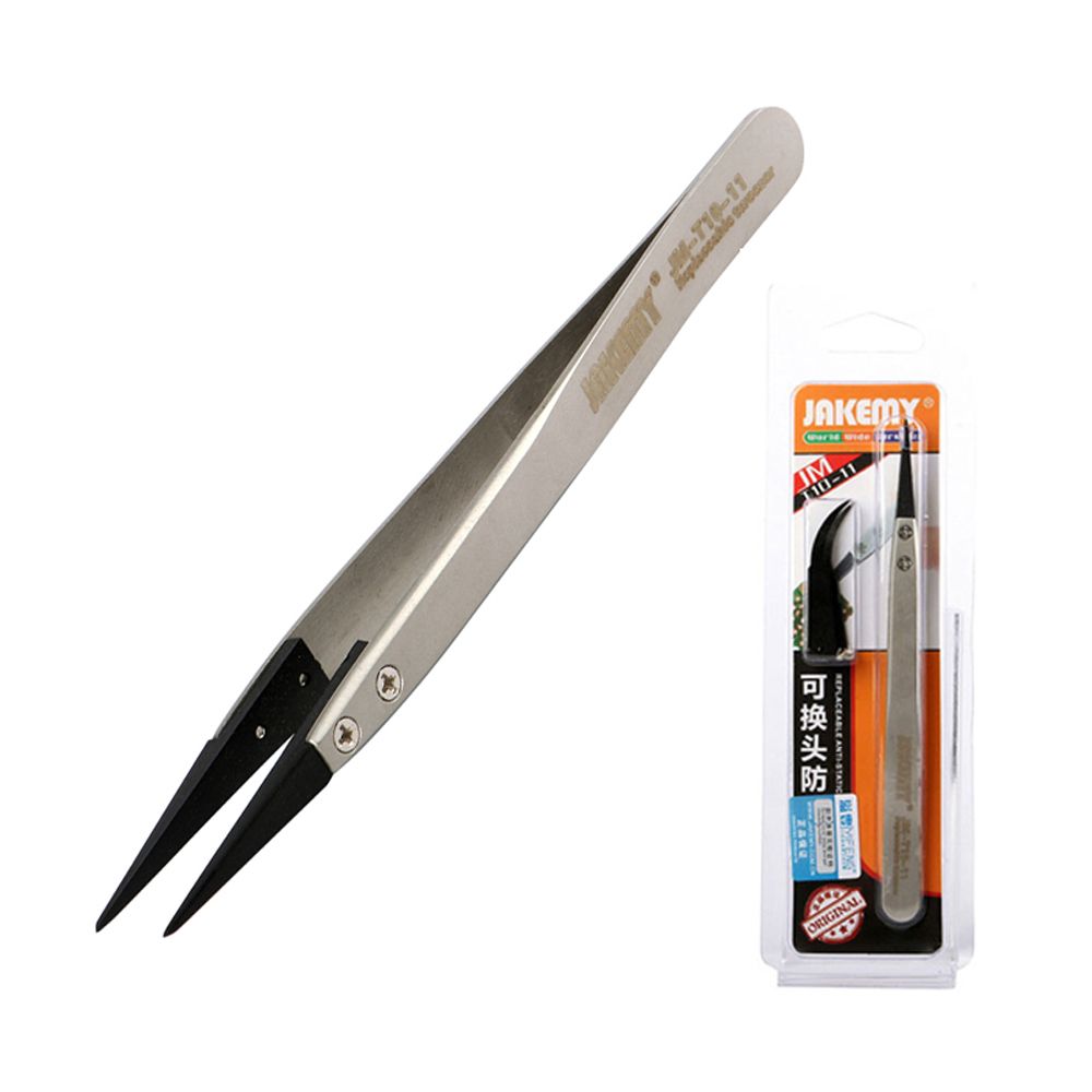 JAKEMY-JM-T10-11-Stainless-Steel-Electronic-Anti-static-Tweezers-Pointed-and-Curved-Replaceable-Twee-1497381