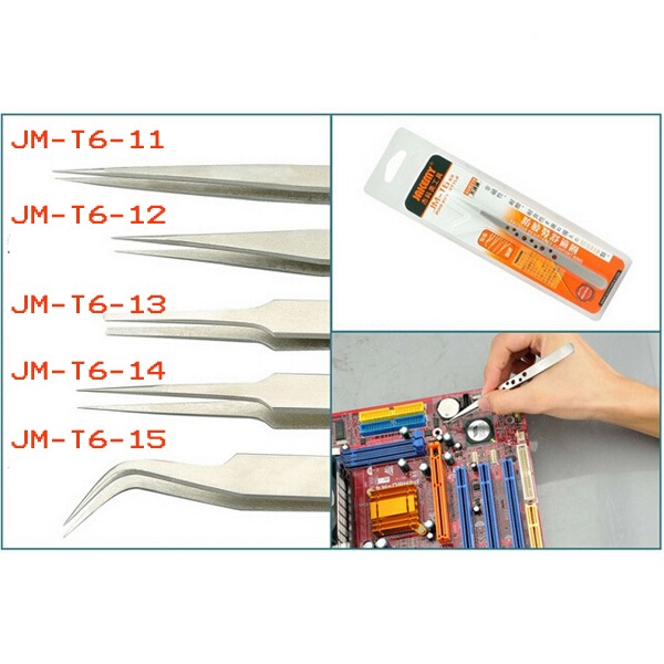 JAKEMY-JM-T6-11-Anti-static-Anti-magnetic-Long-Pointed-Forcep-Tweezer-Maintenance-Tool-Kit-Handmade-1001531