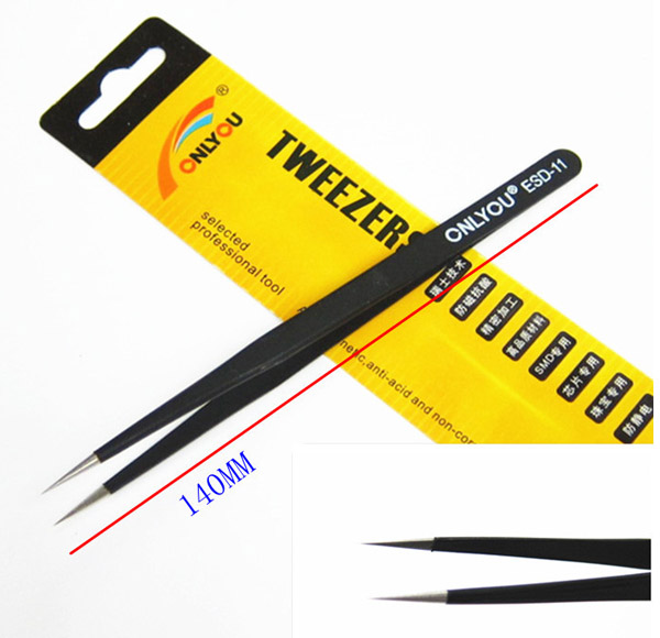 ONLYOUreg-ESD-7pcs-BGA-Precision-Tweezer-Set-Anti-Static-Tweezers-Stainless-Tweezers-924799