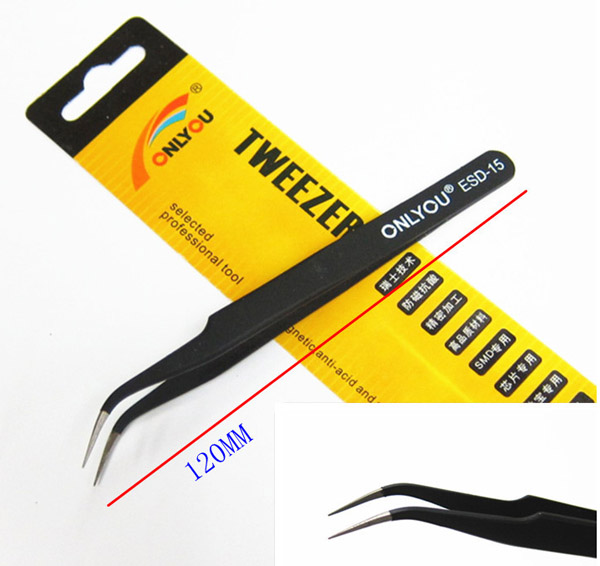 ONLYOUreg-ESD-7pcs-BGA-Precision-Tweezer-Set-Anti-Static-Tweezers-Stainless-Tweezers-924799