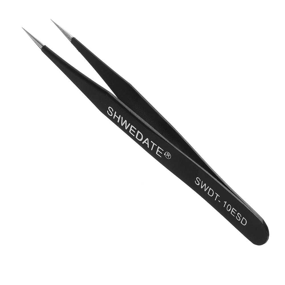 SWDT-10ESD-Precision-Anti-Static-Tweezer-PC-Phone-Maintenance-Tools-Straight-Tip-Head-Stainless-Stee-1347988