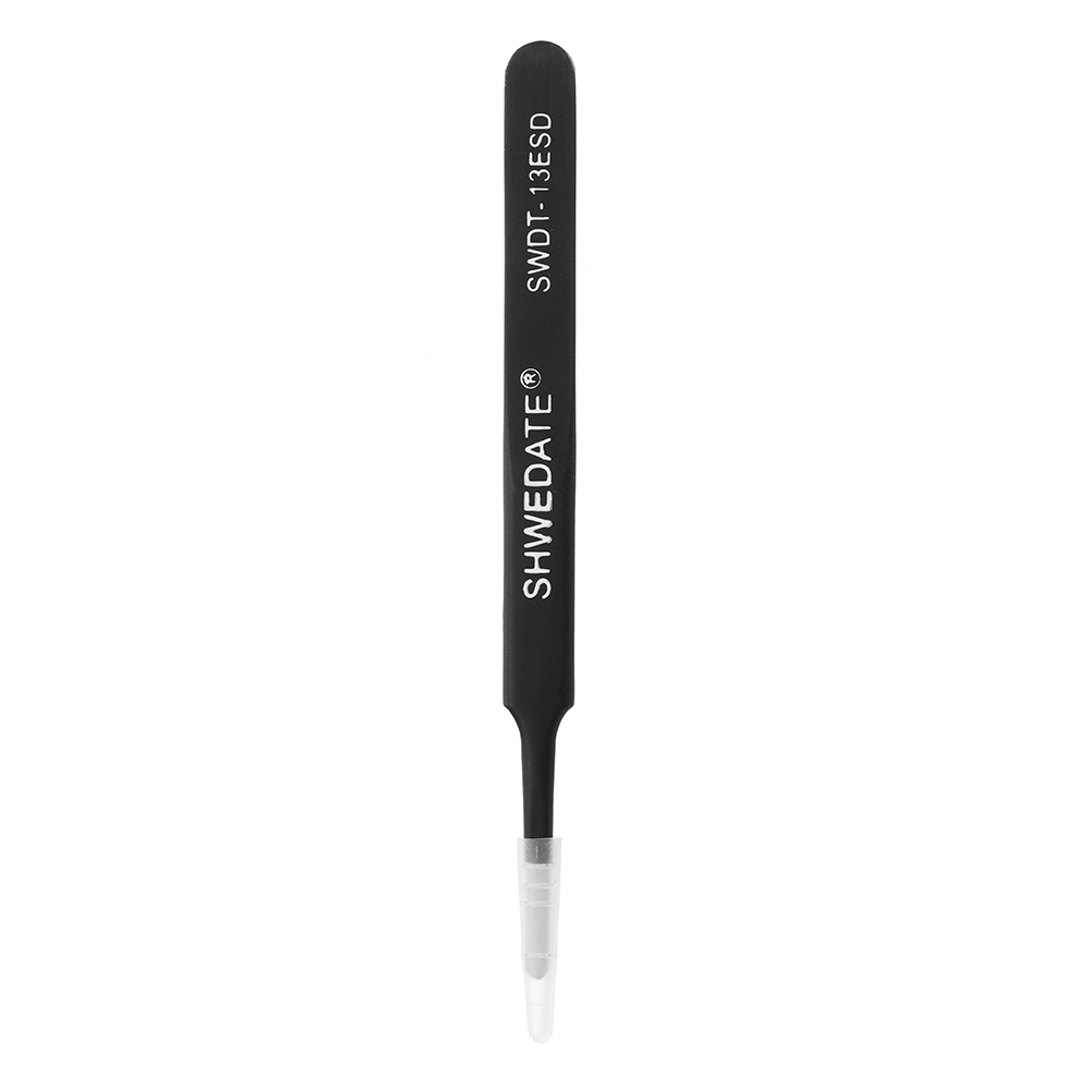SWDT-13ESD-Precision-Anti-Static-Tweezer-PC-Phone-Maintenance-Tools-Circular-Flat-Head-Stainless-Ste-1347504