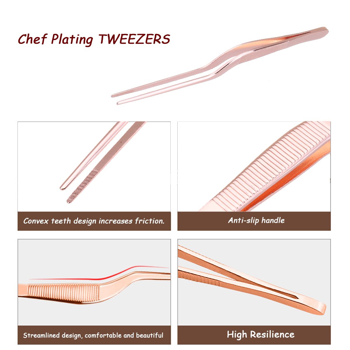 Stainless-Steel-Offset-Tweezer-Chef-Plating-Tongs-Serving-Presentation-Rose-Gold-1368952