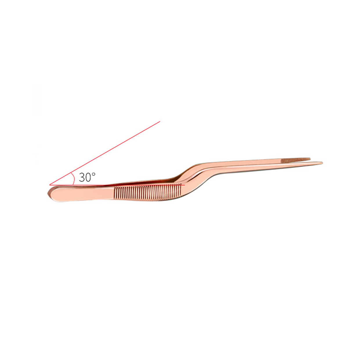 Stainless-Steel-Offset-Tweezer-Chef-Plating-Tongs-Serving-Presentation-Rose-Gold-1368952