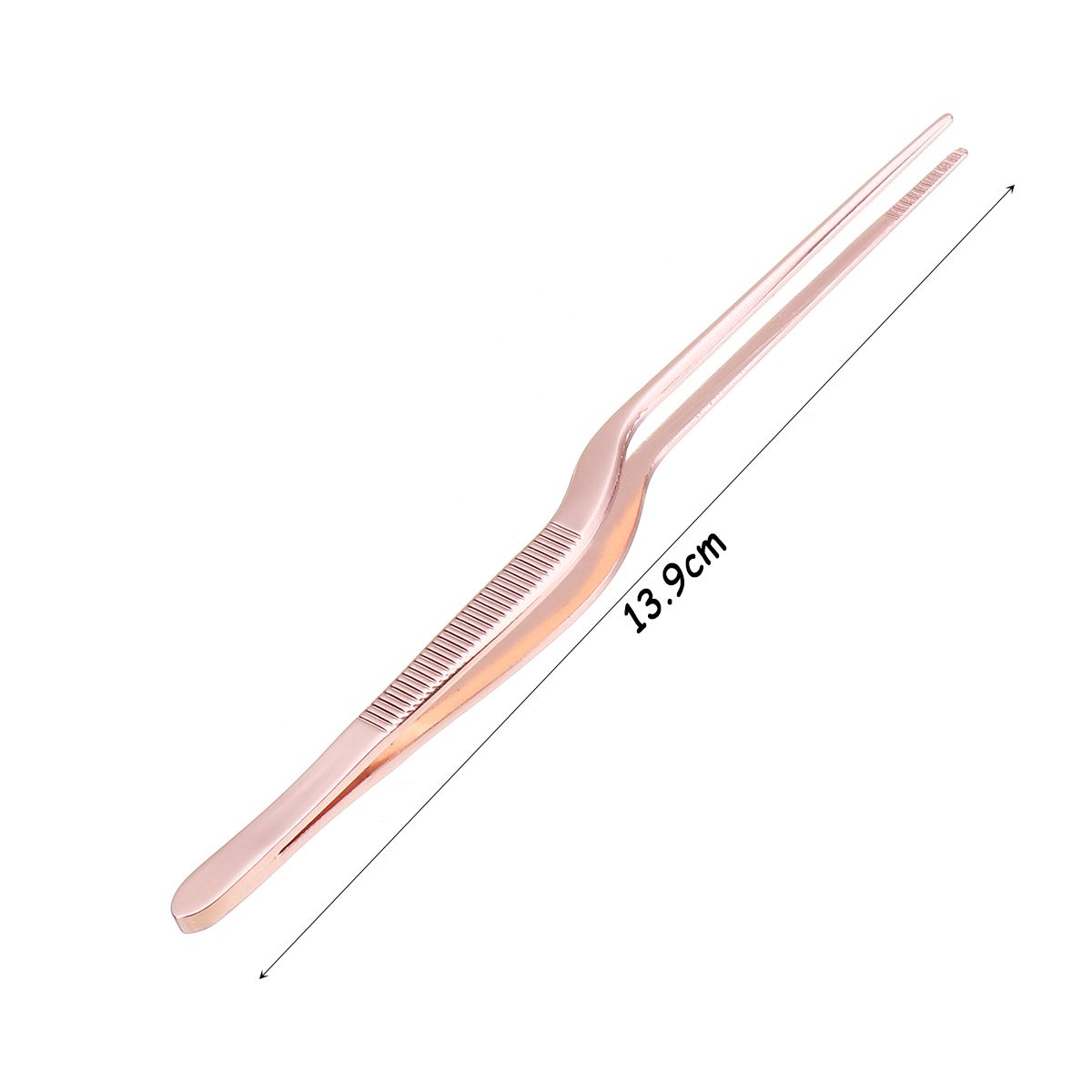 Stainless-Steel-Offset-Tweezer-Chef-Plating-Tongs-Serving-Presentation-Rose-Gold-1368952